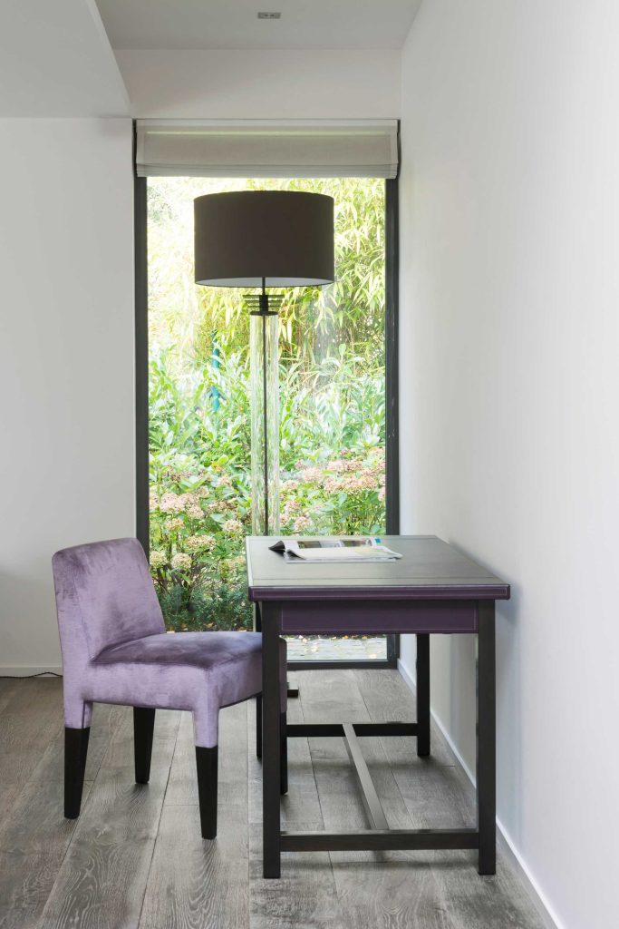 bureau chaise violet