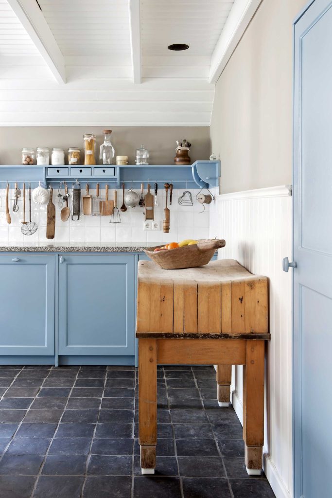 keuken blauw